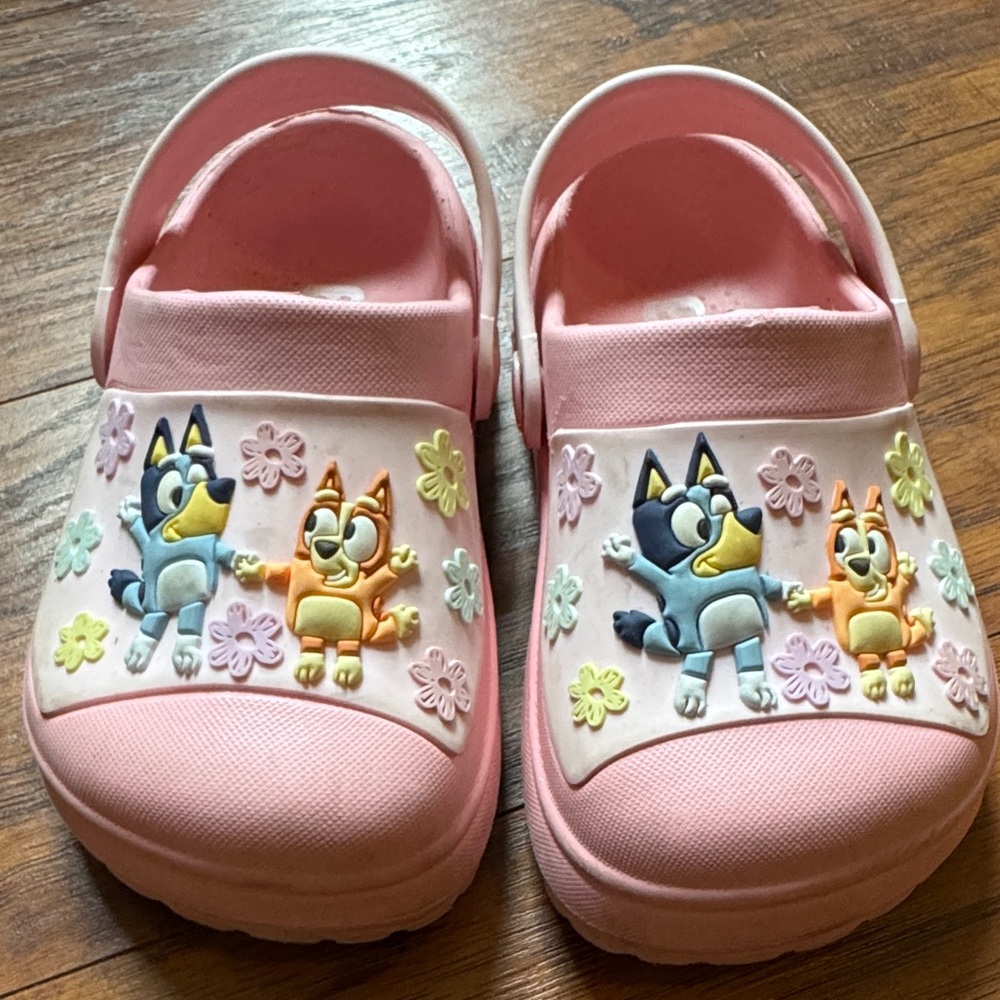 Pink Kids Shoes with Cartoon Design